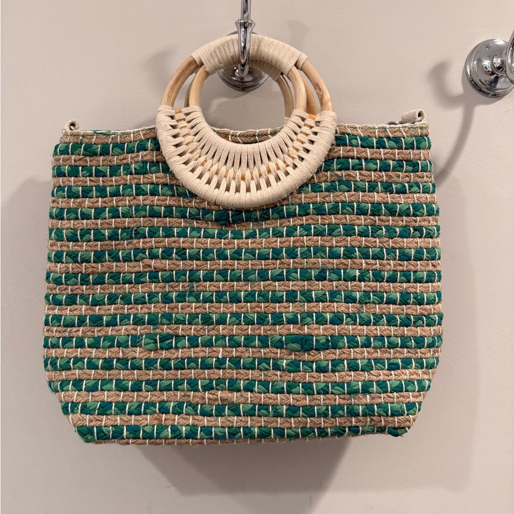 NWOT America & Beyond Elegant Woven Tote